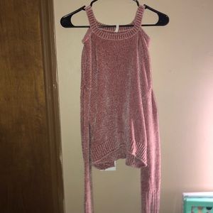 Off the shoulder sweater shirt(M)